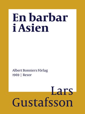 cover image of En barbar i Asien